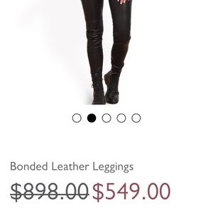 Peruvian connection leather leggings